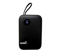 Routeur WiFi 4G LTE 150 Mbps, routeur sans fil 4G, batterie 10 000 mAh, point d'accès WiFi portable de poche avec emplacement pour carte SIM, noir