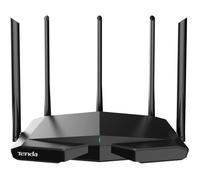Tenda 6E WiFi Router, AXE Tri-Band Gaming Router 5700Mbps, Gigabit Ports (6G/5GHz: 2402Mbps, 2.4GHz:861Mbps), 5 Antennas 6dBi, CPU 1.7GHz, VPN, Wi-FI+ Mesh for AR/VR/Steam 4K/8K - RX27 Pro