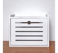 Routeur WiFi Box,WiFi Organiser Bo?Te,Bo?Te de Rangement pour Cables étagère Murale Multifonction Décodeur Bo?Te de Rangement Routeur Bo?Te de Ligne DVD Décodeu