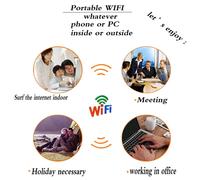 Routeur Wifi de Poche 4G Lte Voiture Mobile Point Chaud Sans Fil Haut DéBit Mifi Modem DéBloqué avec Fente pour Carte Sim