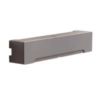 Routeur WiFi en bois à fixation murale pour la maison et le bureau (gris, 100 x 20 x 20 cm)