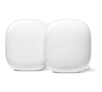 Google Système Wi‑Fi Nest Wifi Pro – Wi‑Fi 6E, réseau maillé, Neige x2