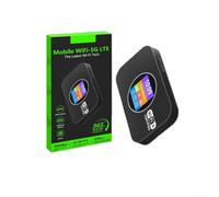 Routeur WiFi portable 4G LTE compact débloqué SIM (noir) | Prise en charge de la carte SIM débloquée, EE pour vodafone O2 Trois compatibles, vitesses rapides de 300 Mbps