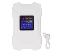 Routeur WiFi Portable WiFi Mobile 4G avec écran Couleur de 1,44 Pouces, Dispositif de Point d'accès de Voyage prenant en Charge 32 utilisateurs et réseaux mondiaux de Cartes SIM (White)