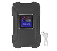 Routeur WiFi Portable WiFi Mobile 4G avec écran Couleur de 1,44 Pouces, Dispositif de Point d'accès de Voyage prenant en Charge 32 utilisateurs et réseaux mondiaux de Cartes SIM (Black)
