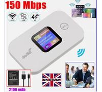 Routeur WiFi sans fil portable 4G/5G LTE Mobile Broadband MIFI LCD Hotspot ~ Royaume-Uni