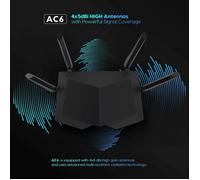 Routeur WiFi TENDA AC6 - Double bande AC1200 - 4 ports - 4 antennes - MU-MIMO