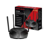 Mercusys MR3000X Routeur WiFi 6 AX3000 Bi-Bande, débit jusqu'à 3Gb/s, 4 Ports RJ45 Gigabit, 4 antennes, sécurité WPA3, Contrôle Parental, Idéal pour Le télétravail et la Maison connectée