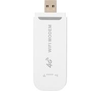 routeur WLAN 4G LTE - Modem WiFi portable avec interface USB, 150Mbps, supporte jusqu'à 10 utilisateurs, idéal pour les tablettes et les ordinateurs portables - Blanc