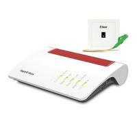 FRITZ! - Routeur Fritz!Box 5590 Fiber XGS-PON - Wi‑Fi 6, Bi‑bande, Gigabit Ethernet - Blanc
