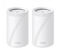 TP-Link Deco Routeur WiFi 7 Mesh BE9300 Tri-Bande, Port Ethernet 2,5G, Couverture de 380㎡, Itinérance IA Transparente, Connectez 200 appareils, Compatible Toutes Les Box Internet, Deco BE65(2-Pack)
