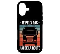 Routier Je Peux Pas J'Ai de la Route Camion Chauffeur Humour Coque pour iPhone 17