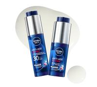 Routine Anti-Âge Power NIVEA MEN - Sérum + Crème Hydratante Visage | Sérum anti-taches & rides 30ml + Crème hydratante visage SPF30 50ml, THIAMIDOL®, Acide Hyaluronique, soins anti-âge homme