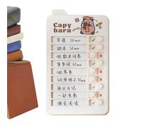 Routine Chart Board - Structured Task Plan for Apartment | Habit Building Timeline with Star Reward Stickers & Hook-Loop Mounting Strips for Primary School, Kindergarten and Preschool