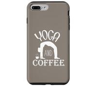 Routine de Style de Vie du Matin Amusante pour Le Yoga et Le café Coque pour iPhone 7 Plus/8 Plus