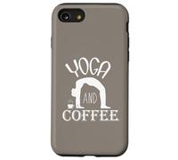 Routine de Style de Vie du Matin Amusante pour Le Yoga et Le café Coque pour iPhone SE (2020) / 7/8