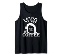 Routine de Style de Vie du Matin Amusante pour Le Yoga et Le café Débardeur