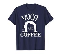 Routine de Style de Vie du Matin Amusante pour Le Yoga et Le café T-Shirt