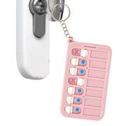 Routine quotidienne des, tableau des autocollants pour - Programme de routine de table d'activités de petite table avec porte-clés - table de poche pour