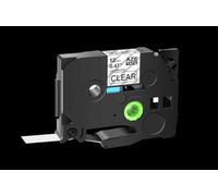 Rouvre à étiquette blanc de 12 mm sur blanc compatible avec TZ231 TZ 231 Ruban adhésif fort Compatible avec les modèles d'imprimante d'étiquette 131 241 H110(Black on clear)