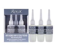Roux Anti-Aging Hair and Scalp Rehab Treatment For Unisex 3 x 0.5 oz Treatment