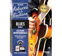 Roux/Miqueu Astuces De La Guitare Blues Guitar Tab Book/Cd French