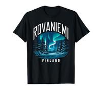 Rovaniemi Finlande Aurore boréale Arctique Aurore Boréale T-Shirt