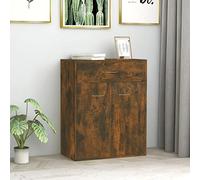 Rovere Fumo Credenza Armoire d'entrée en bois multicouche 60 x 30 x 75 cm