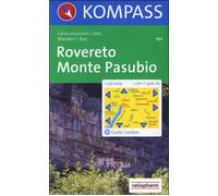 Collectif – Carte touristique : Rovereto, Monte Pasubio 1:50 000 – Kompass – Broché