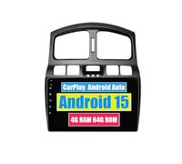 RoverOne Autoradio CarPlay Autoradio Autoradio pour Hyundai Santa Fe SantaFe SM 2000-2006 pour JAC Rein 2007-2011 Android Auto Écran Tactile Sat Navi Bluetooth WiFi Radio Player