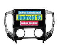 RoverOne Autoradio CarPlay Autoradio Autoradio pour Mitsubishi L200 5 2015 2016 2017 2018 2019 Android Auto Écran Tactile Sat Navi Bluetooth WiFi Radio Player