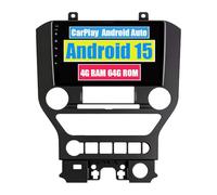 RoverOne Autoradio CarPlay Autoradio pour Ford Mustang VI 6 S550 2014-2023 Android Écran tactile Bluetooth WiFi Radio Player (modèle B)