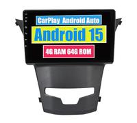 RoverOne Autoradio CarPlay Autoradio pour SsangYong Korando 3 Actyon 2 2013-2017 Android Écran tactile Bluetooth WiFi