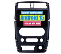 RoverOne Autoradio CarPlay Autoradio pour Suzuki Jimny 3 2005-2017 Android Écran tactile Bluetooth WiFi Lecteur radio