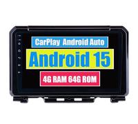 RoverOne Autoradio CarPlay Autoradio pour Suzuki Jimny JB64 2018 2019 2020 Android Écran Tactile Bluetooth WiFi Lecteur Radio