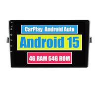 RoverOne Autoradio CarPlay Autoradio pour Toyota Corolla Verso R20 2009 2010 2011 2012-2018 Android Auto Écran tactile GPS Bluetooth WiFi Radio Player