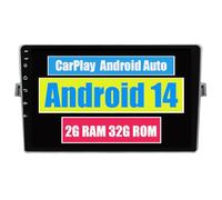 RoverOne Autoradio GPS pour Toyota Verso 2009-2018 avec Stéréo Lecteur Multimédia Android Auto Navigation GPS Écran Tactile Bluetooth WiFi USB CarPlay