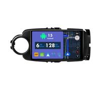 RoverOne Autoradio GPS pour Toyota Yaris 2012-2017 Carplay Android Auto Stéréo Bluetooth Navigation par Satellite