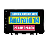 RoverOne Autoradio pour Kia Rio 2017 2018 avec Android Auto Lecteur Multimédia Navigation GPS Écran Tactile Bluetooth WiFi USB CarPlay
