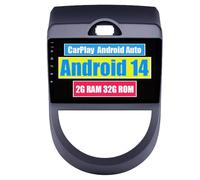 RoverOne Autoradio pour Kia Soul 2009 2010 2011 2012 2013 avec Android Auto Navigation GPS Android Écran Tactile Stéréo Bluetooth Multimédia WiFi CarPlay USB