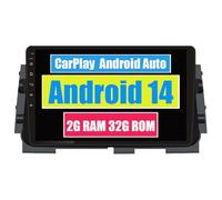 RoverOne Autoradio pour Nissan Kicks 2017 2018 avec Android Auto Lecteur Multimédia Navigation GPS Écran Tactile Bluetooth WiFi USB CarPlay