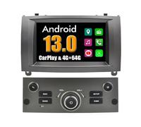 RoverOne Autoradio pour Peugeot 407 2004-2010 avec Multimédia Stéréo GPS Navigation Radio USB Bluetooth CarPlay Android Auto