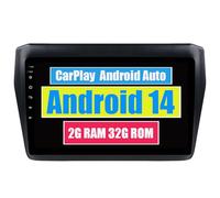 RoverOne Autoradio pour Suzuki Swift 2017 2018 2019 avec Android Auto Lecteur Multimédia Navigation GPS Écran Tactile Bluetooth WiFi USB CarPlay
