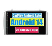 RoverOne Autoradio stéréo pour Alfa Romeo 147 GT 937 2000-2010 avec lecteur multimédia CarPlay Android Auto Navigation GPS écran tactile Bluetooth WiFi