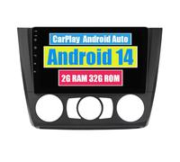 RoverOne Autoradio stéréo pour BMW 1 Series E81 E82 E87 E88 2004-2012 avec CarPlay Android Auto GPS Navigation Écran Tactile Bluetooth Multimédia WiFi USB