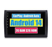 RoverOne Autoradio Stéréo pour Fiat Stilo 2002 2003 2004 2005 2006 2007 2008 2009 2010 avec Lecteur Multimédia Android Auto Navigation GPS Écran Tactile Bluetooth WiFi USB CarPlay