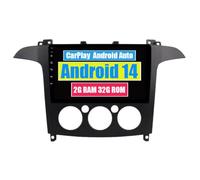 RoverOne Autoradio Stéréo pour Ford S-Max S Max 1 2006-2015 avec CarPlay Android Auto GPS Navigation Écran Tactile Bluetooth Multimédia WiFi USB