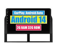 RoverOne Autoradio Stéréo pour Jeep Grand Cherokee II WJ 1998 1999 2000 2001 2002 2003 2004 avec Lecteur Multimédia Android Auto Navigation GPS Écran Tactile Bluetooth WiFi USB CarPlay