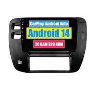 RoverOne Autoradio stéréo pour Nissan Patrol Y61 1997-2005 avec lecteur multimédia Android, navigation GPS, Bluetooth, écran tactile, Wi-Fi, USB, CarPlay (pour conduite à gauche)