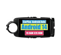 RoverOne Autoradio Stéréo pour Toyota Yaris 2012-2017 avec CarPlay Android Auto GPS Navigation Écran Tactile Bluetooth Multimédia WiFi USB
